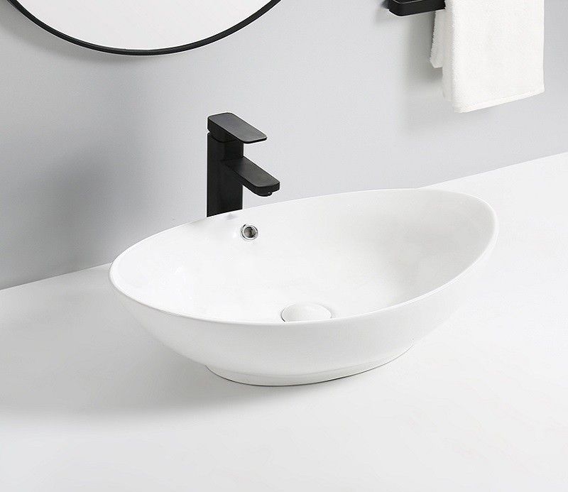 Раковина накладная Ceramalux N белый  9019 - 12