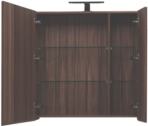 Зеркало-шкаф Aquanet Йорк 85 орех 203954 - 8