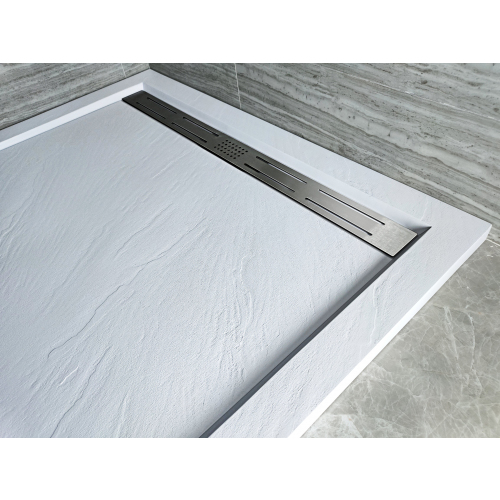 Душевой поддон с сифоном WeltWasser WW TRS 80 STONE-WT 80х80 белый  10000004365 - 0