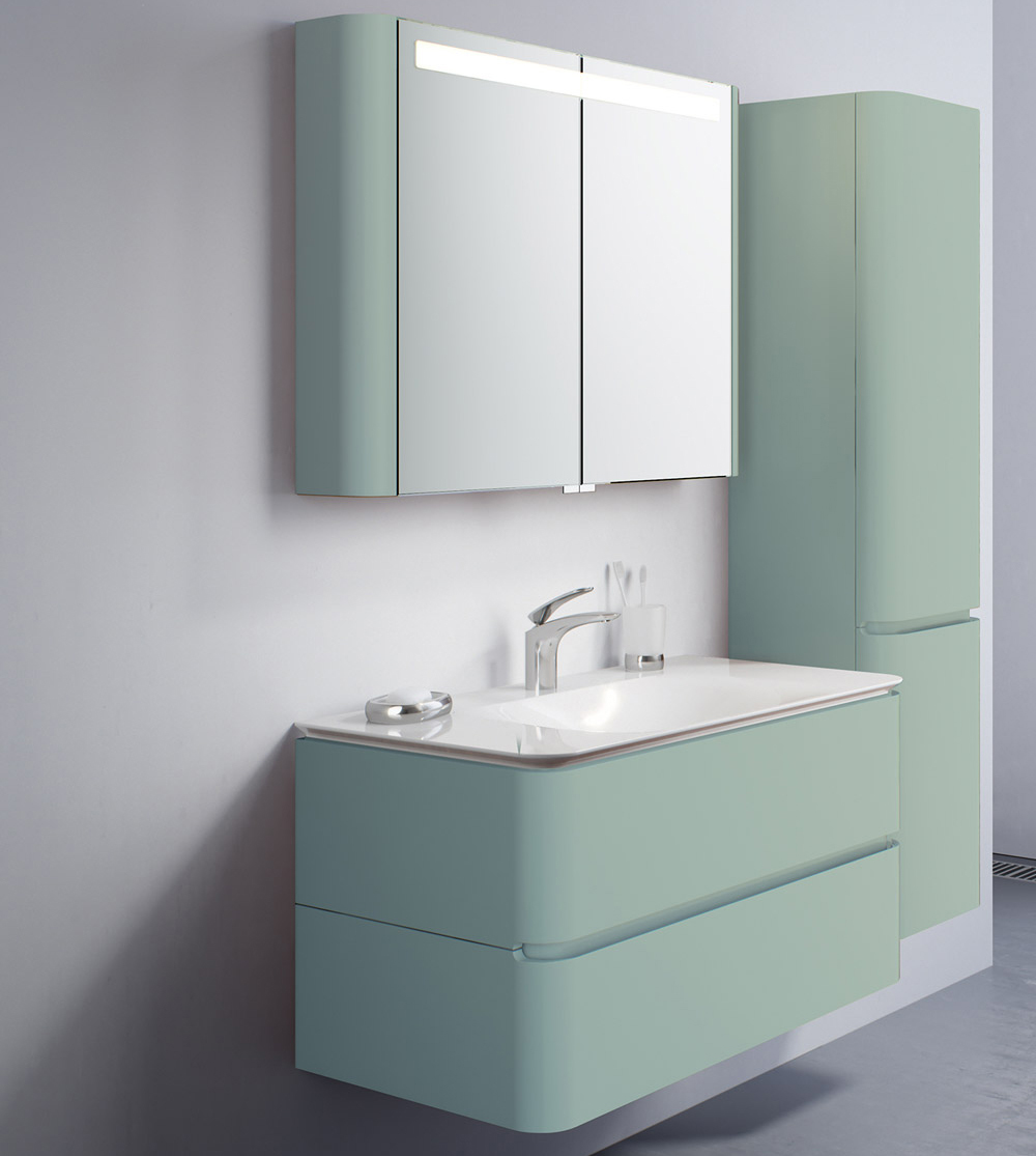 Зеркало-шкаф AM.PM Sensation 100 мятный M30MCX1001GG - 1