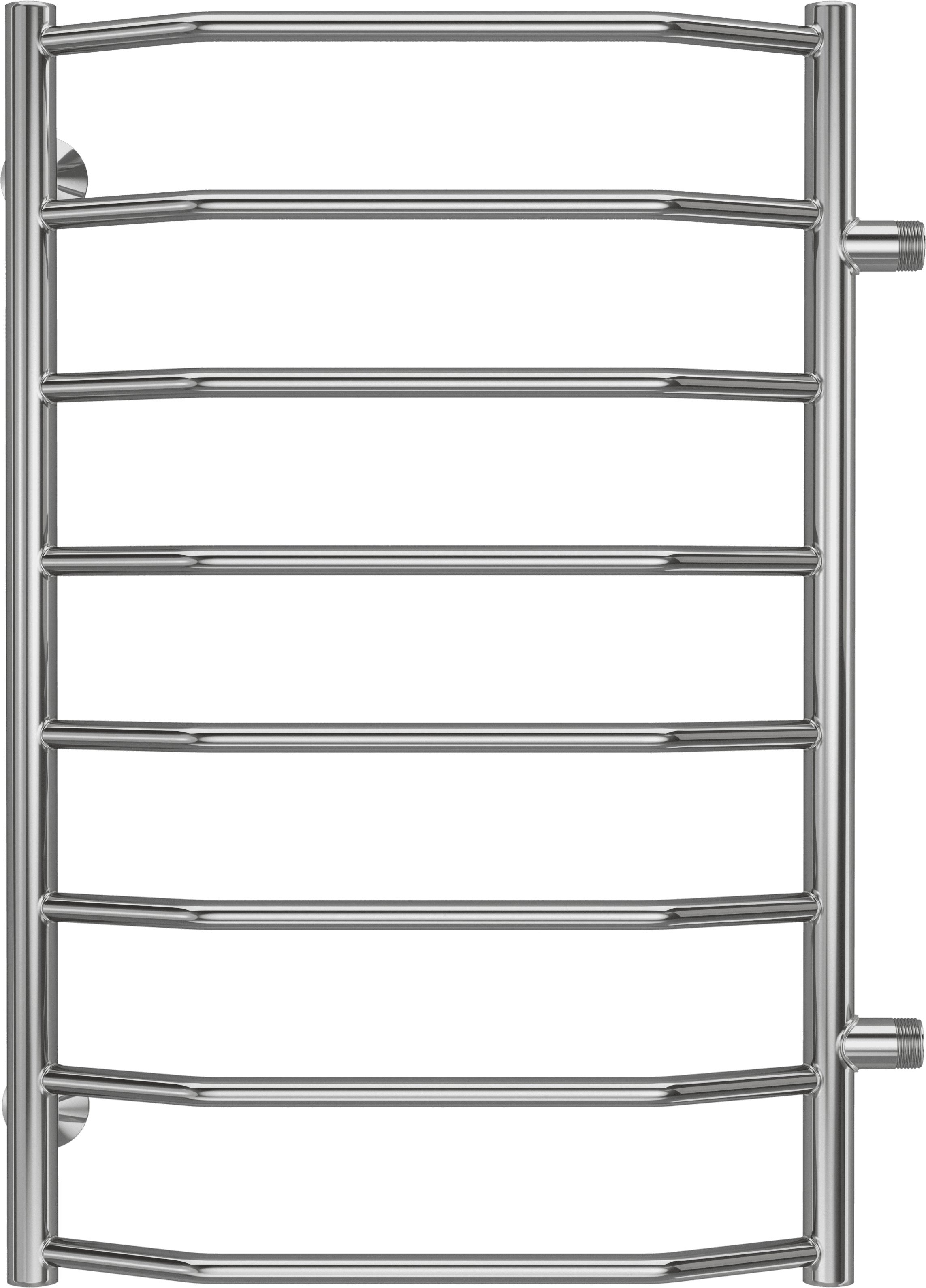 Водяной полотенцесушитель Terminus Виктория П8 500x800 Хром боковое подключение 4670078530110 - 0