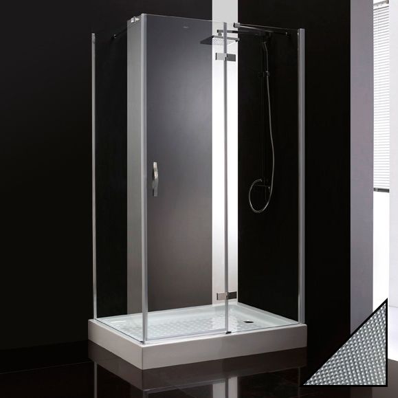 Душевой уголок Cezares Bergamo AH1 90/100 P Cr R BERGAMO-W-AH-1-90/100-P-Cr-R - 0