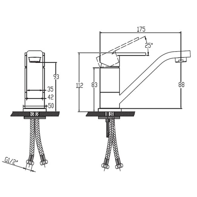 Смеситель для раковины KAISER Sharp  64111 - 1