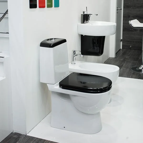 Унитаз-компакт Sanita luxe Best Color Black с микролифтом BSTSLCC06100522 - 4