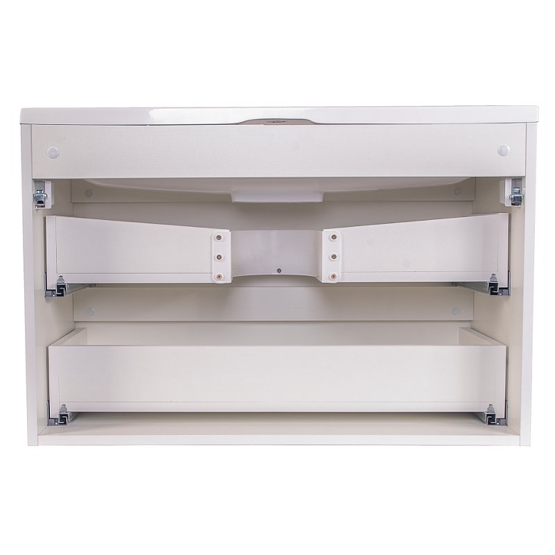 Тумба под раковину Style Line Бергамо мини 80 Люкс Plus, белый  СС-00002322 - 3