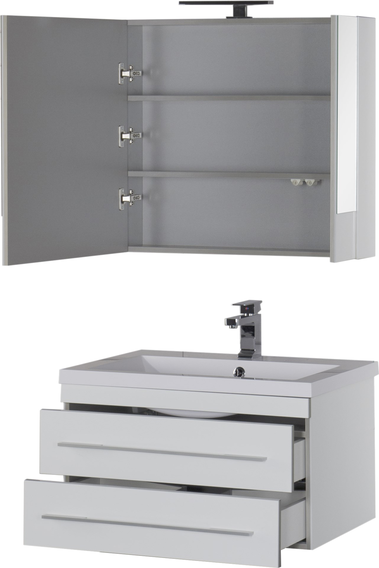 Мебель для ванной Aquanet Верона 75 подвесная белая 176669 - 21