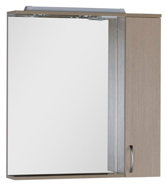 Зеркало-шкаф Aquanet Донна 80 светлый дуб 00168930 - 0