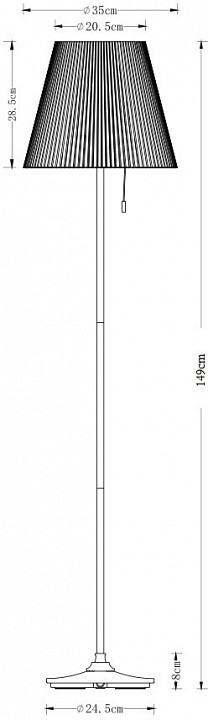 Торшер Milosh Tendence 0910 0910FL-1CH - 1