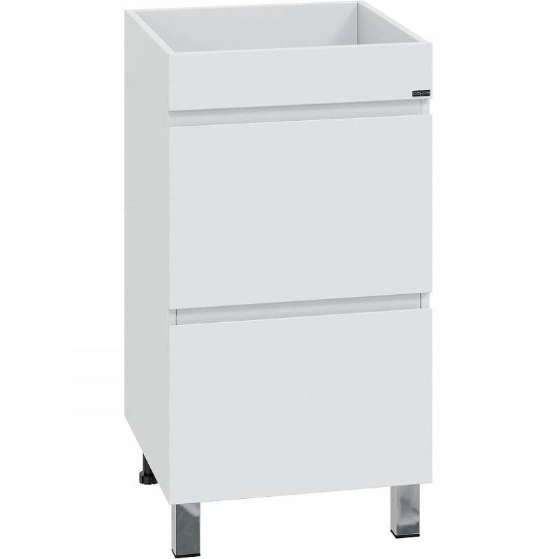 Тумба с раковиной над стиральной машиной напольная Санта Марс 48 белый - 2