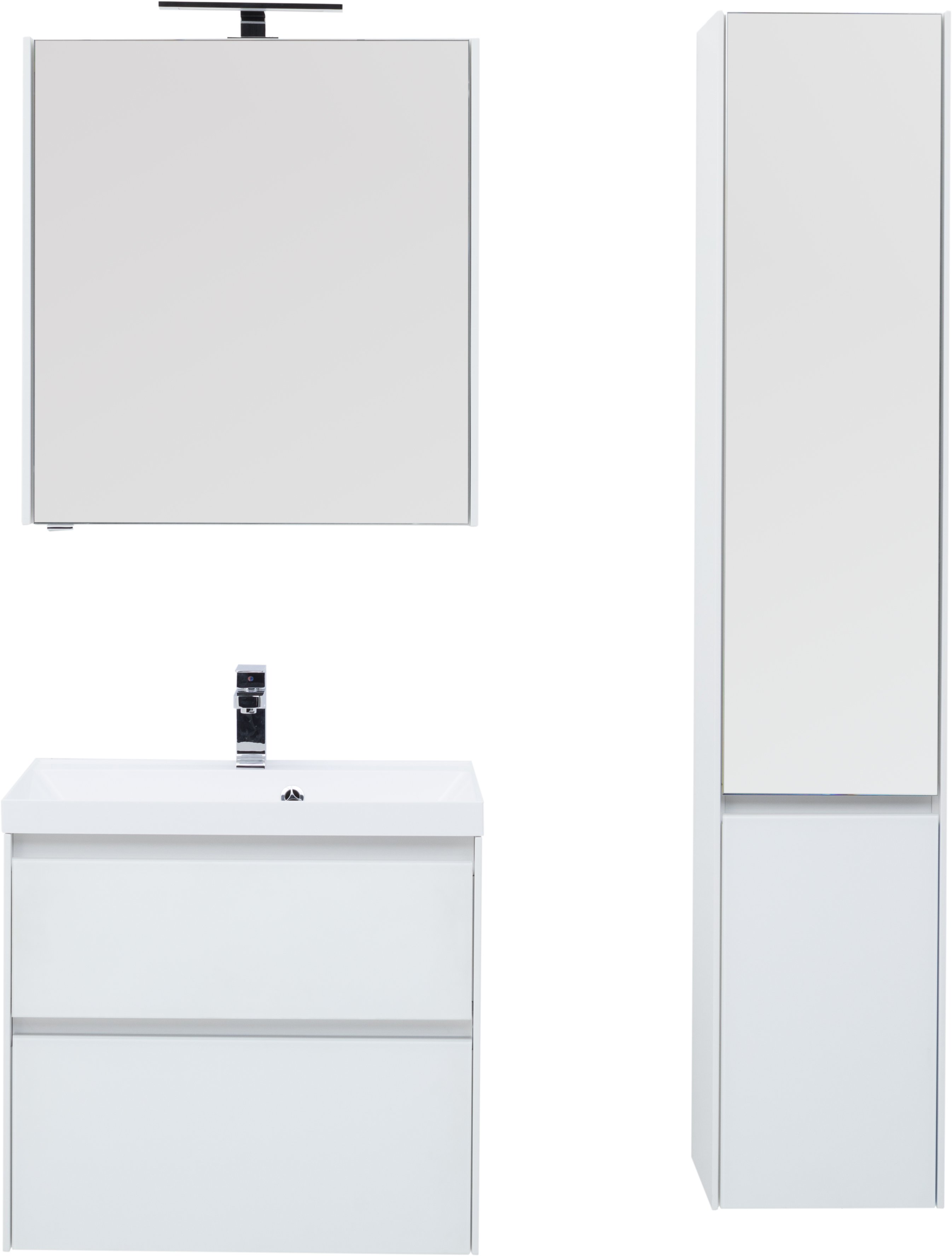 Шкаф-пенал Aquanet Гласс 35 196962 - 2