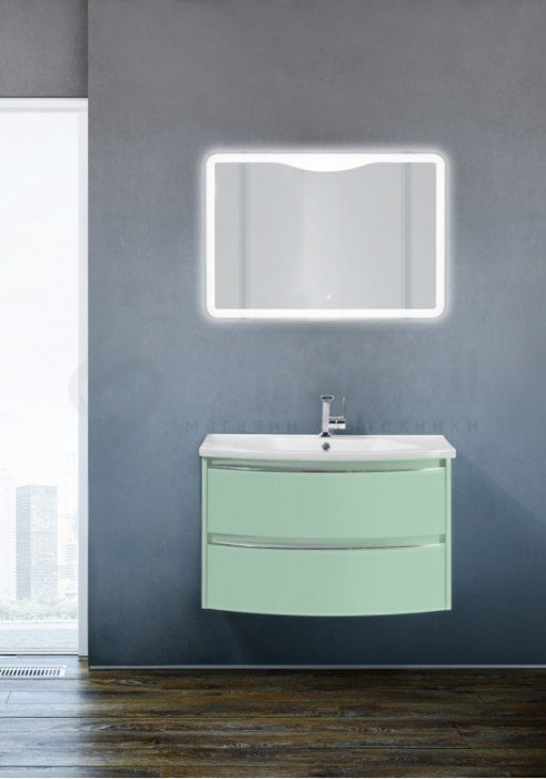 Тумба под раковину BelBagno Prospero 100 зеленый матовый  BB1000DVC/MO - 1
