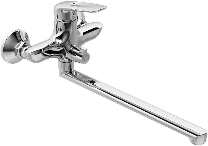 Смеситель для ванны с длинным изливом с керамическим дивертором, Male, IDDIS, MALSBL2i10WA - 2