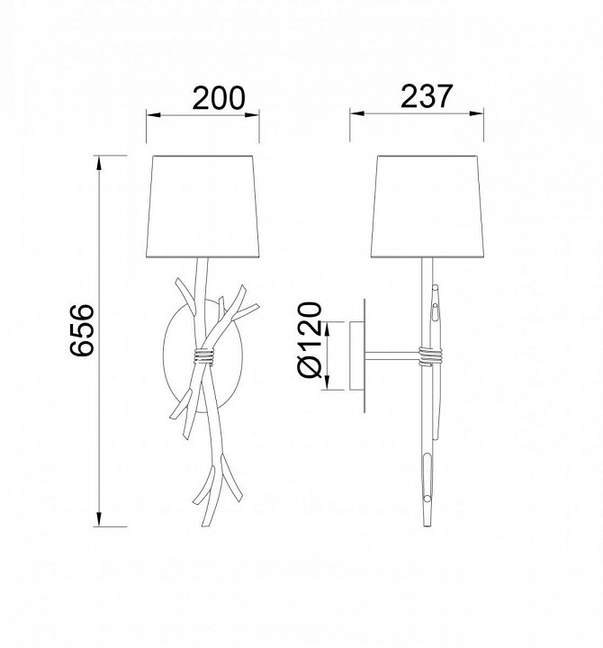 Бра Mantra Sabina 6180 - 1
