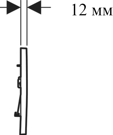 Кнопка смыва Geberit Sigma 30 115.893.JT.1 белый матовый / хром глянцевый - 3