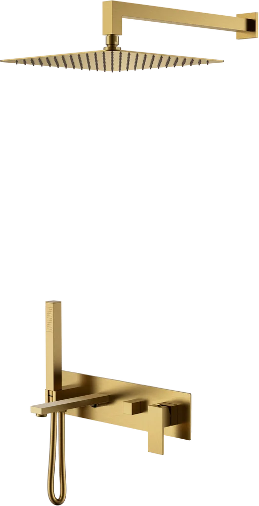 Душевой комплект Boheme Qubic бронза матовый 474-BR - 0