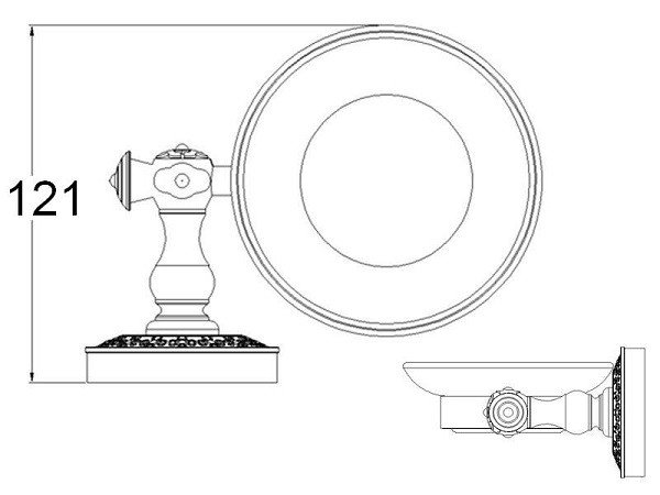 Мыльница Zorg Antic AZR 06 BR - 1