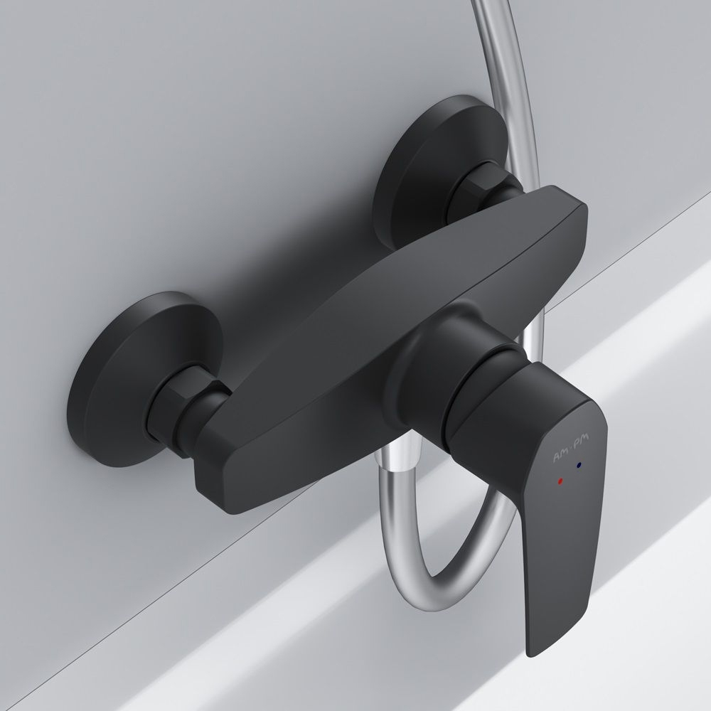 Смеситель AM.PM Gem F90A20022 для душа, черный - 1