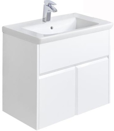 Тумба для комплекта Roca UP 80 белая ZRU9303012 - 0