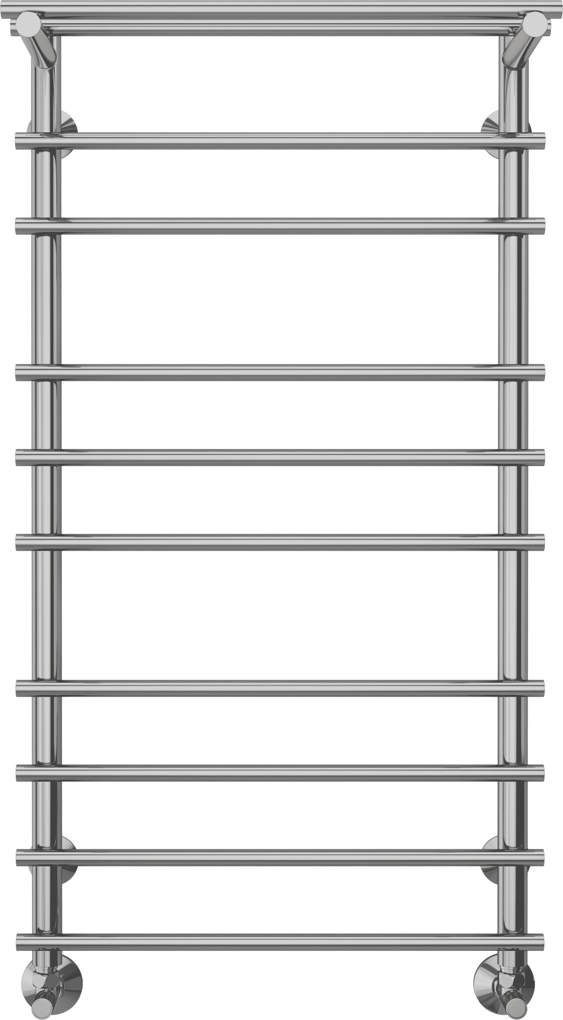 Водяной полотенцесушитель Terminus Ватра П10 500х1000 с полкой Хром 4670078529497 - 0