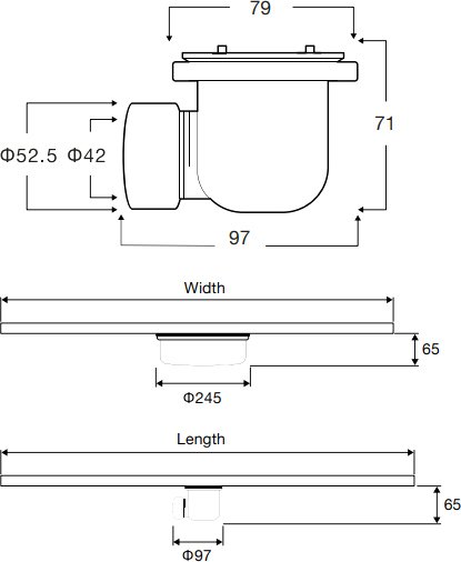 Сифон для поддона Vincea Vsph-D611 с гидрозатвором - 2