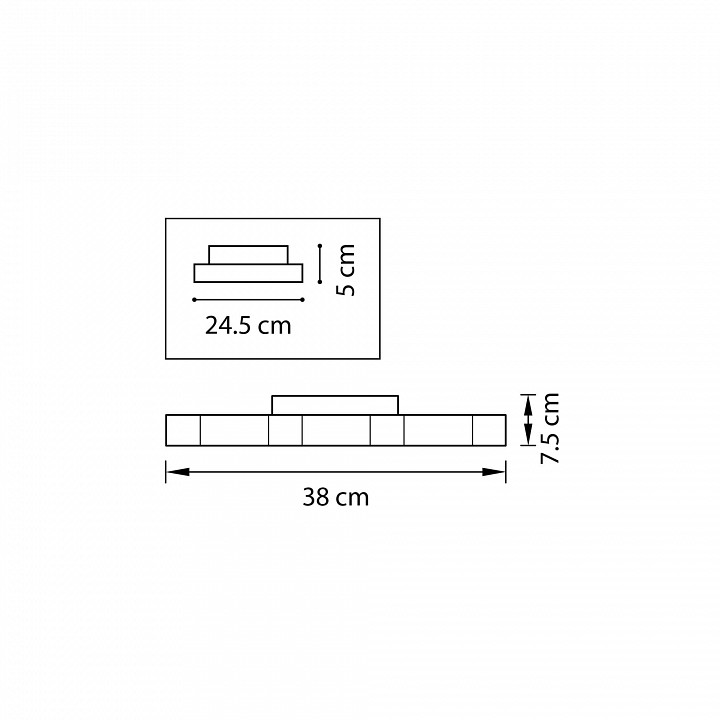 Потолочный светодиодный светильник Lightstar Favo 750071 - 1