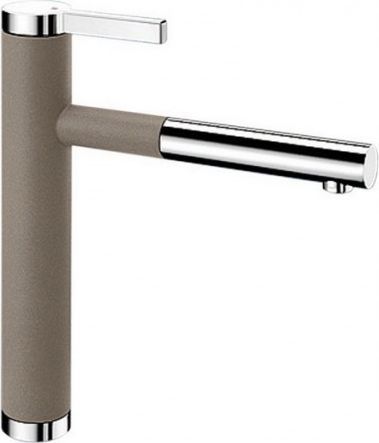 Смеситель для кухонной мойки Blanco Linee бежевый, хром  518446 - 0