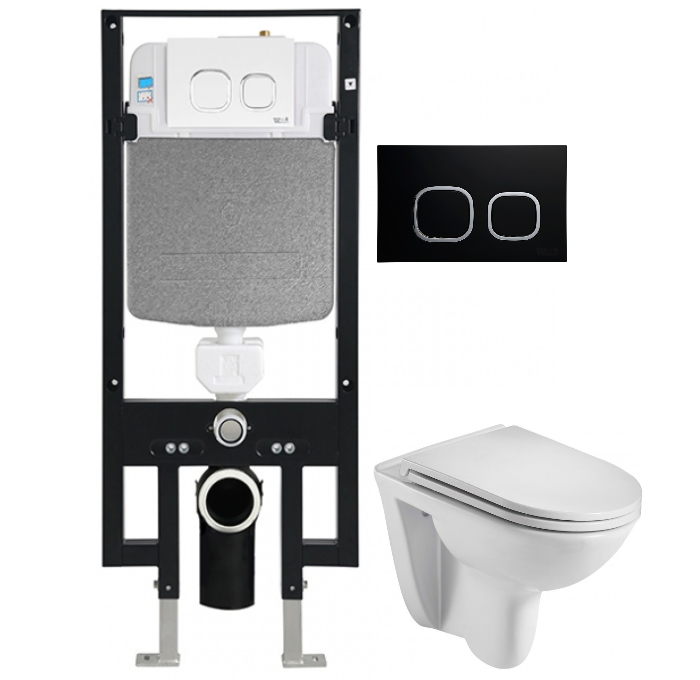 Комплект Weltwasser AMBERG 497 + BAARBACH 004 GL-WT + AMBERG RD-BL  10000006591 - 0