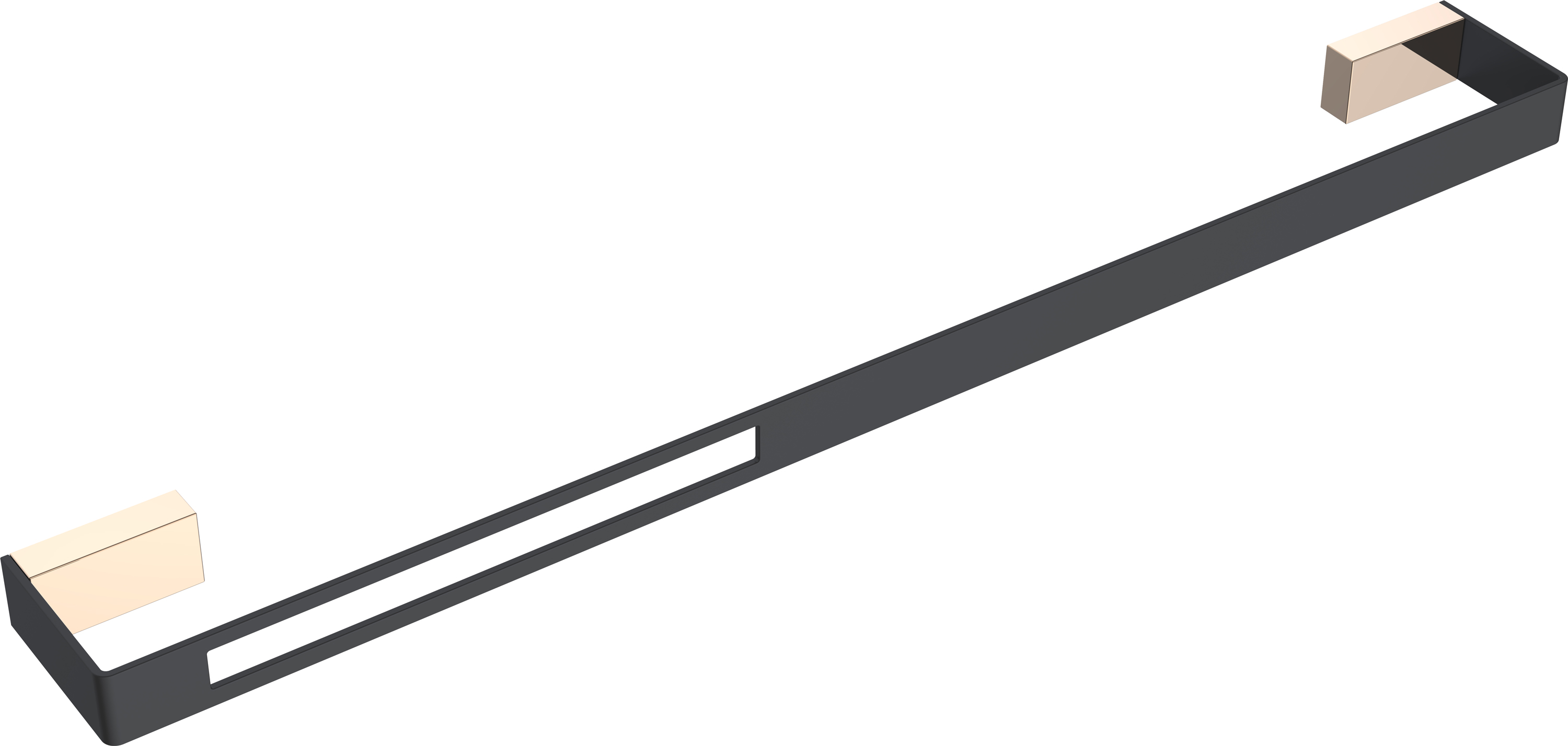 Полотенцедержатель Boheme Q 10942-G-B Gold & black - 0