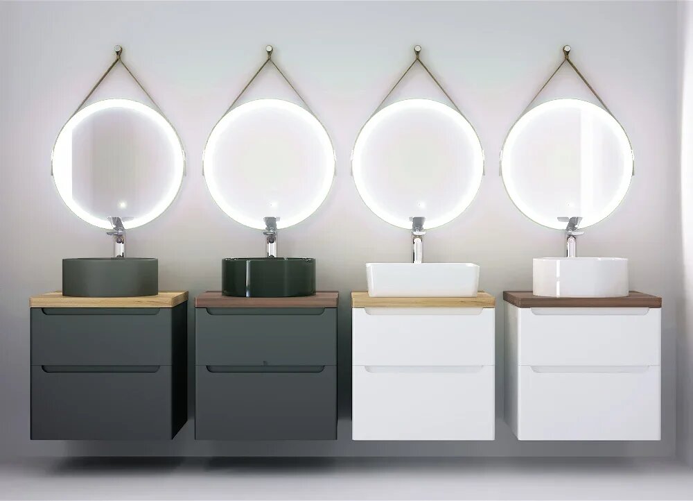 Тумба для комплекта Jorno Wood 60, серая Wood.01.60/P/GR - 3