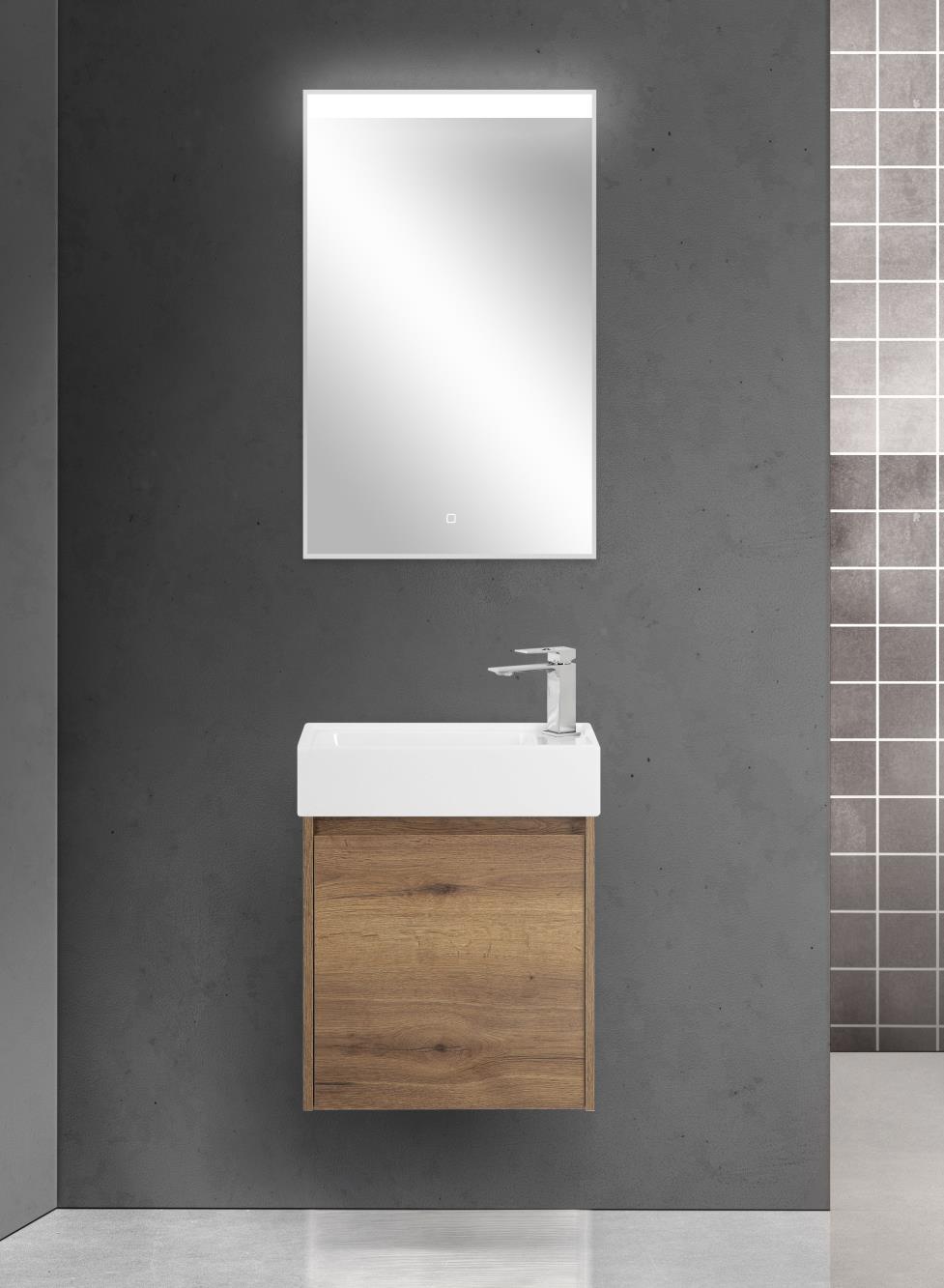 Комплект мебели Belbagno Kraft Mini 50 L темное дерево - 0