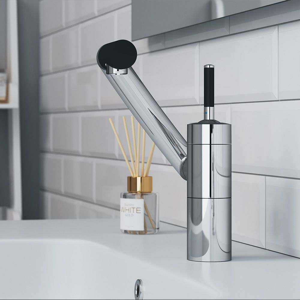 Смеситель для раковины Damixa ARC хром, черный  290217464 - 5