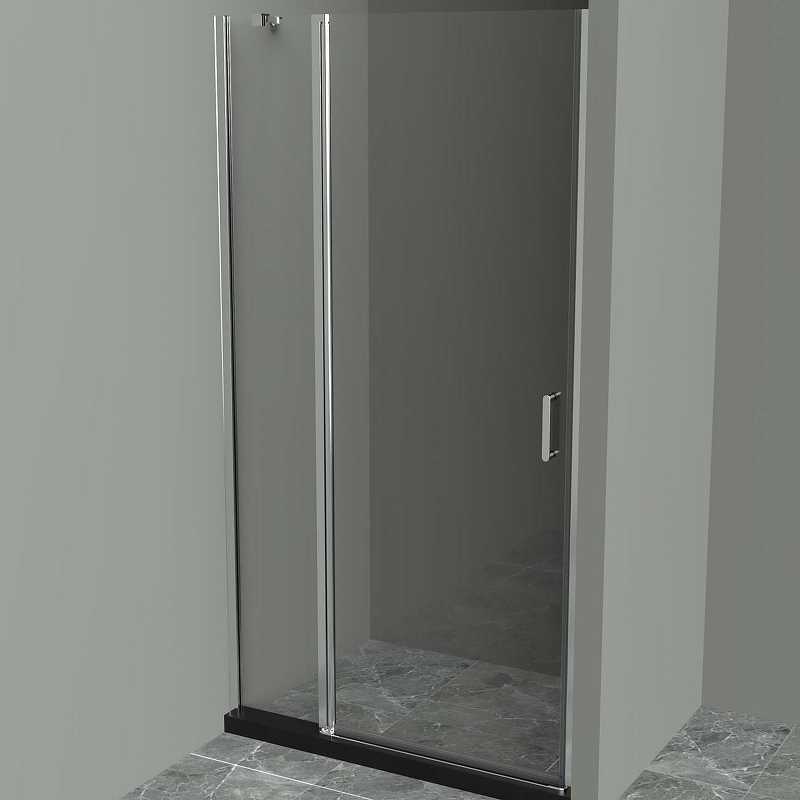 Душевая дверь BelBagno Uno 110 хром  UNO-B-12-40+70-C-Cr - 0