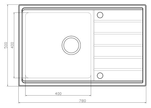 Металлическая мойка Seaman SMR-7850A  SMR-7850A.B - 5
