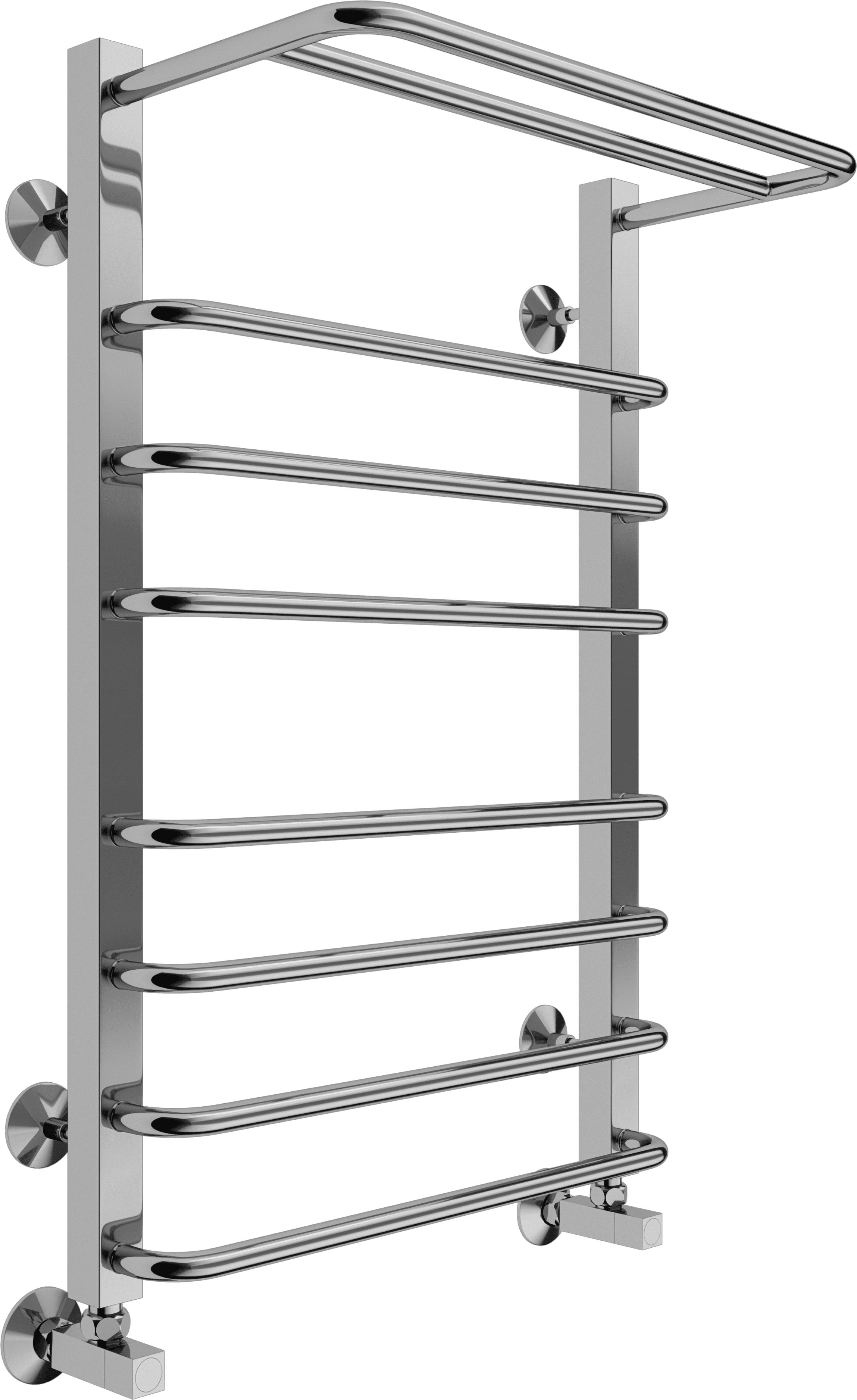 Водяной полотенцесушитель Terminus Арктур П8 500х800 с полкой Хром 4670078529466 - 1