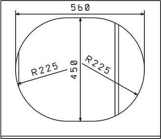 Мойка кухонная Florentina Родос 580 бежевый 20.240.B0580.104 - 2