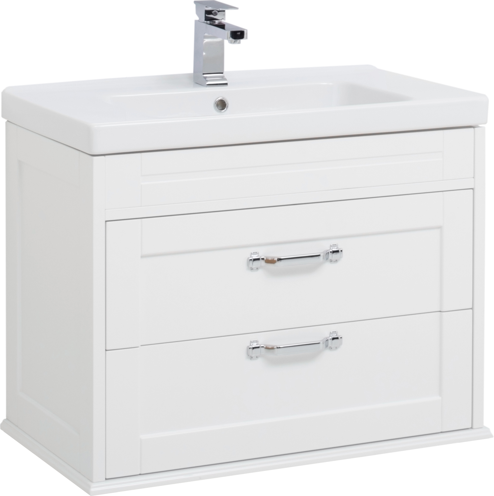 Мебель для ванной Aquanet Денвер 80 белый глянец - 7