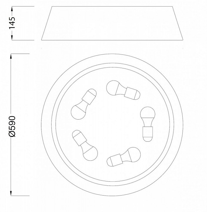Потолочный светильник Mantra Nordica 4966E - 1
