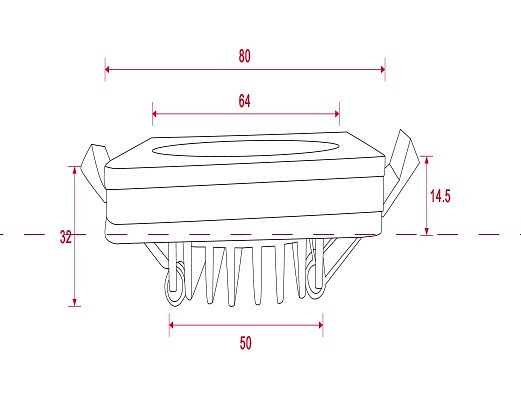 Встраиваемый светодиодный светильник Maytoni Phanton DL2001-L7B - 1