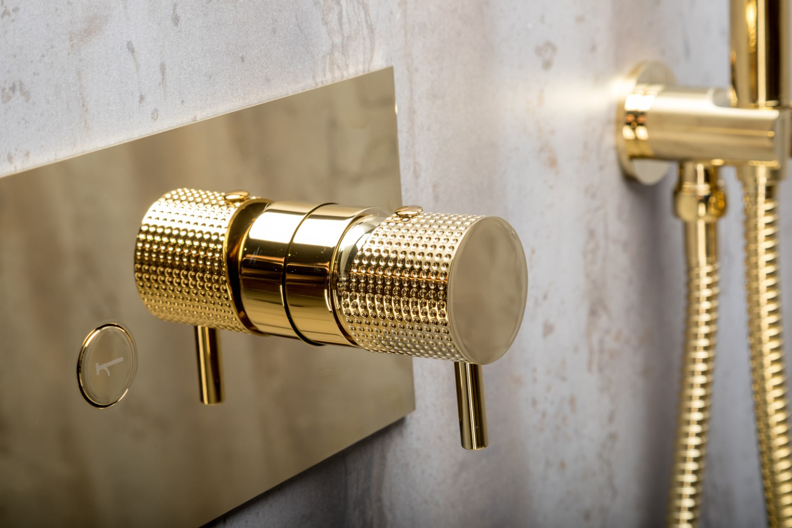 Душевой комплект Boheme Fusion 130-G С ВНУТРЕННЕЙ ЧАСТЬЮ, золото - 6