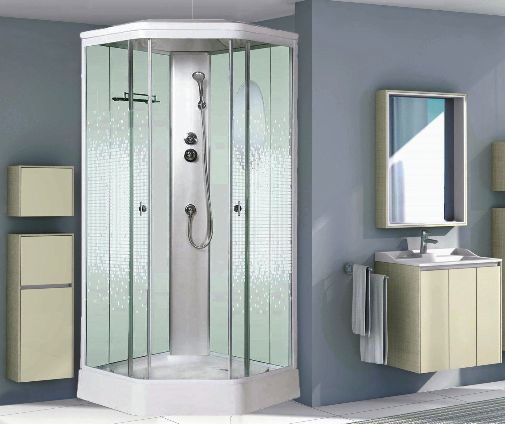 Душевая кабина Niagara NG-2306-01 мозаика 23060154 - 0