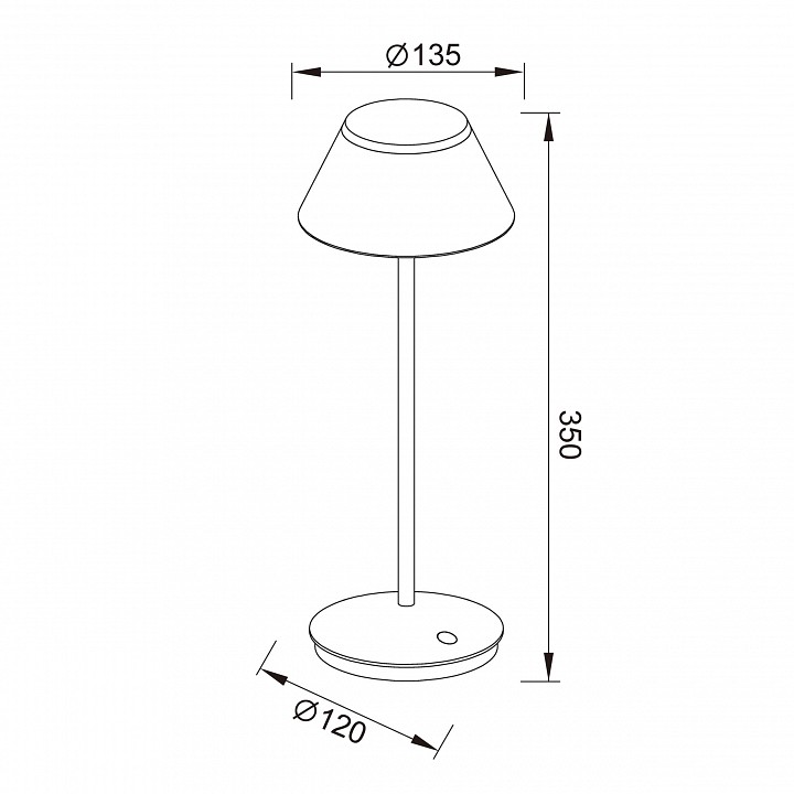 Настольная лампа декоративная Mantra K5 7988 - 2