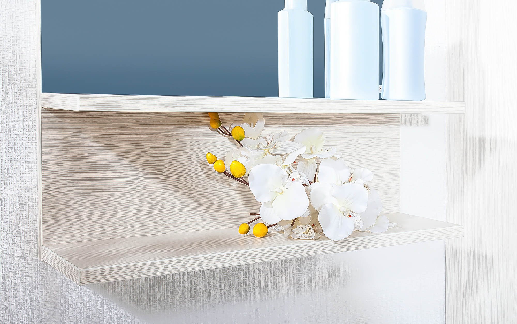 Зеркало Бриклаер Чили 55 светлая лиственница С, с подсветкой 4627125414930 - 2