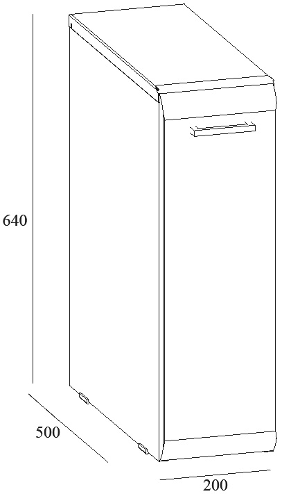 Тумба DIWO Суздаль SUZ.T.64 для туалета - 5