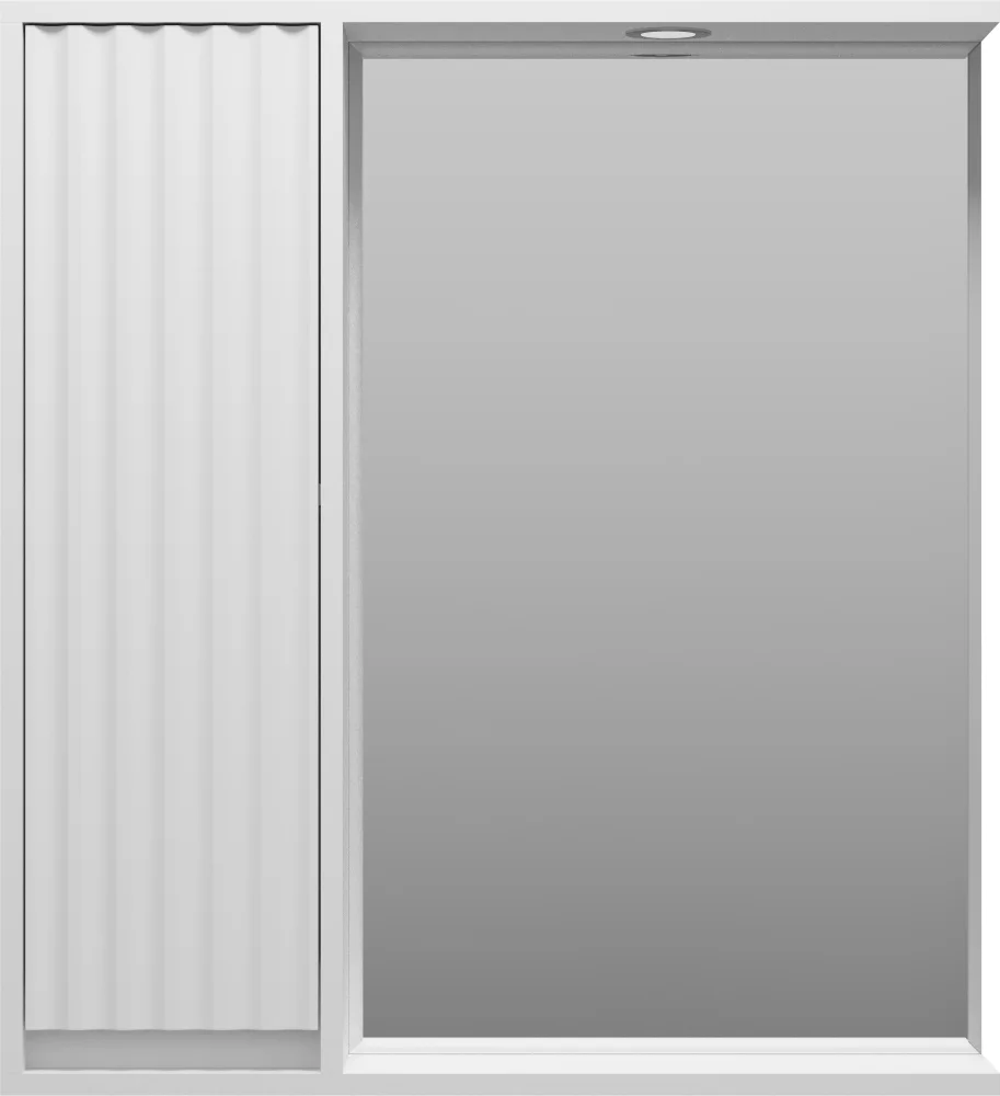 Зеркало Brevita Balaton 75 L, белое  BAL-04075-01-01Л - 2