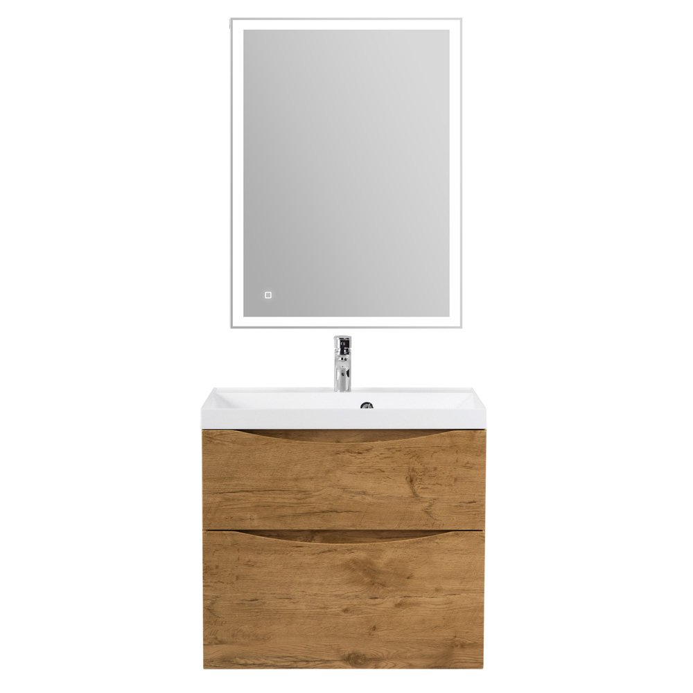 Тумба с раковиной BelBagno Marino 70 светлое дерево - 6