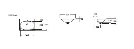 Комплект мебели BelBagno Etna 60 темное дерево - 3