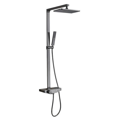 Душевая стойка Black&White Universell черная матовая 7785GM - 0