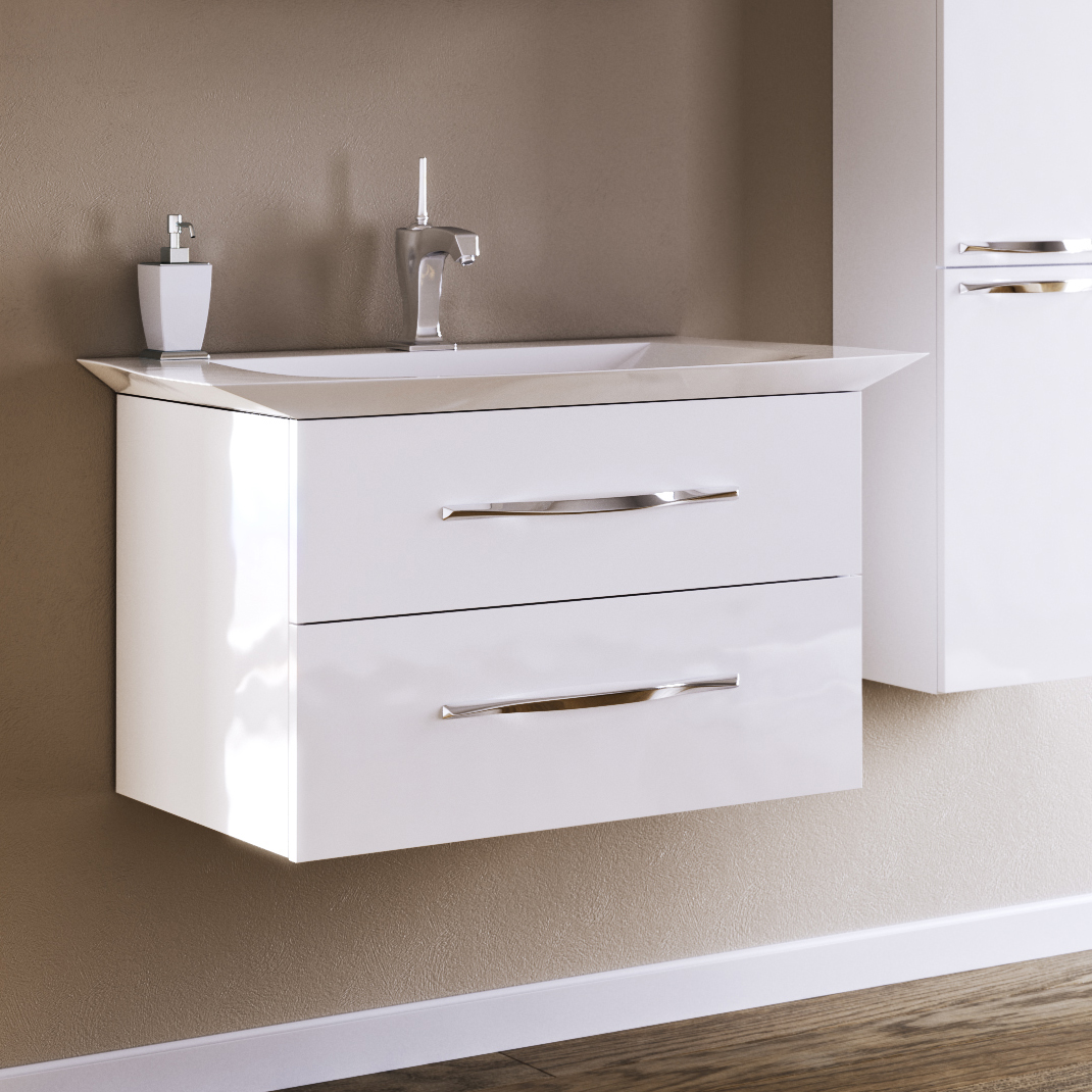Тумба для комплекта Aqwella 5 stars Symphony белая Sim.01.07/2/W - 1