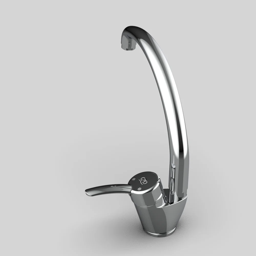 Смеситель для кухни GPD Primula хром MTE175 - 4