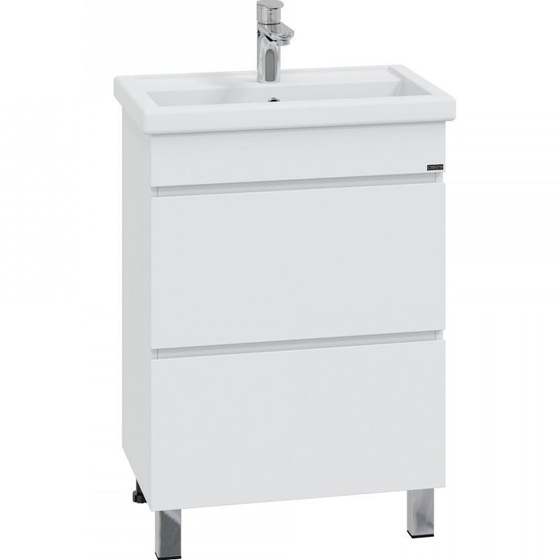 Тумба с раковиной напольная Санта Марс 60 белый - 3